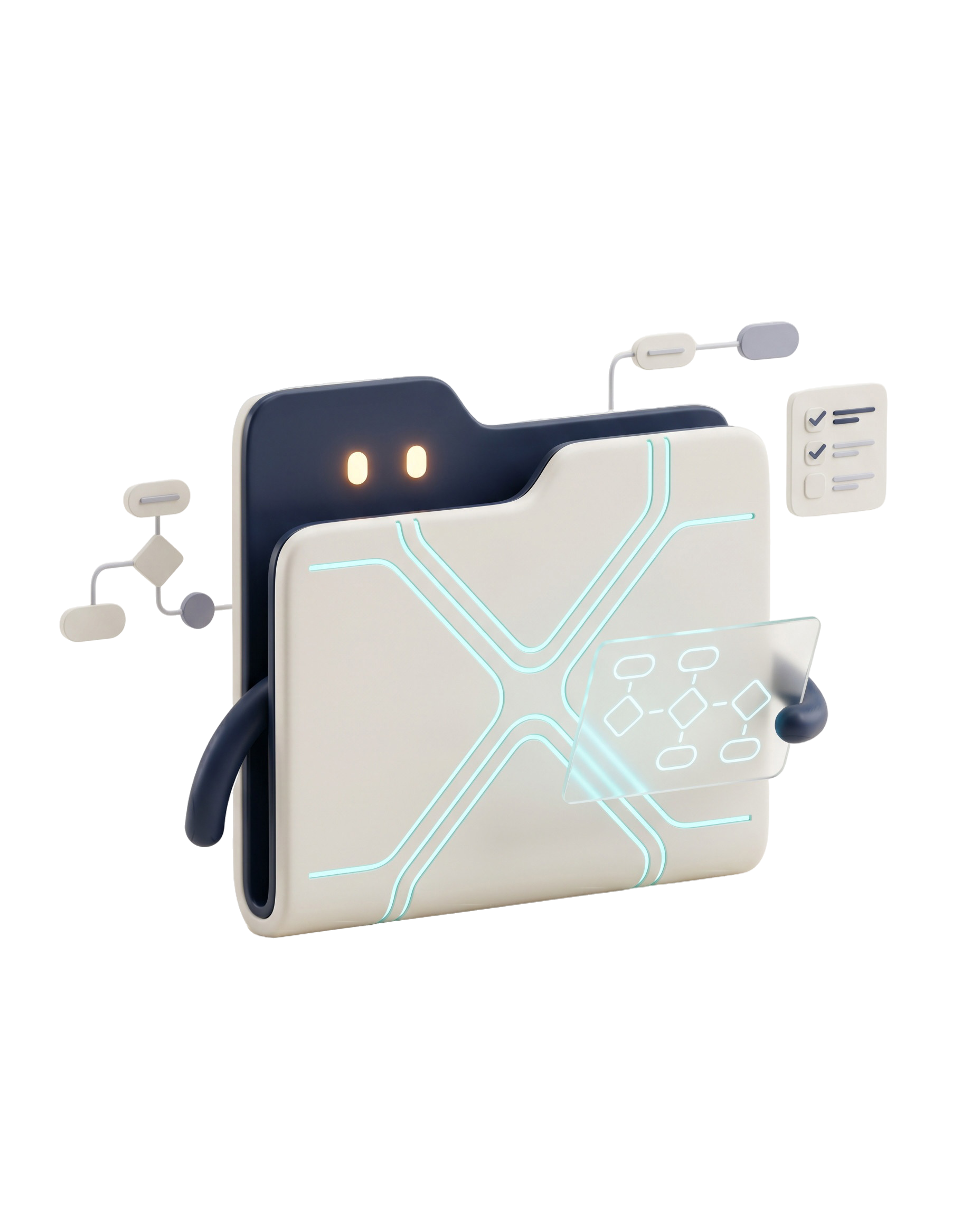 Ari/Rix Workflow-Guide mit leuchtender Vorlage